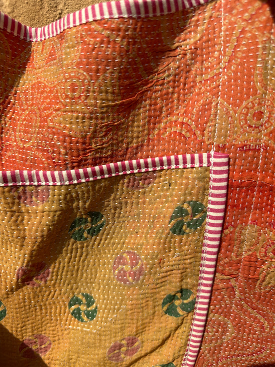 Kantha Tote Bag (O)