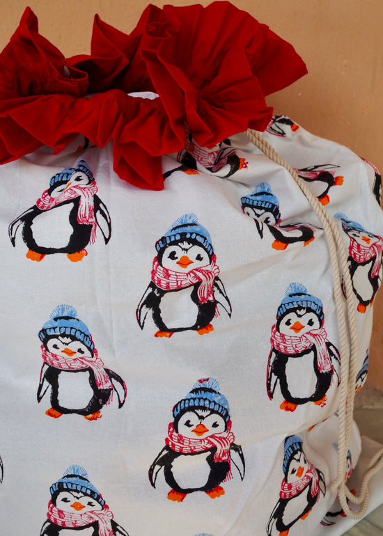 Penguin Christmas Sack / Stocking