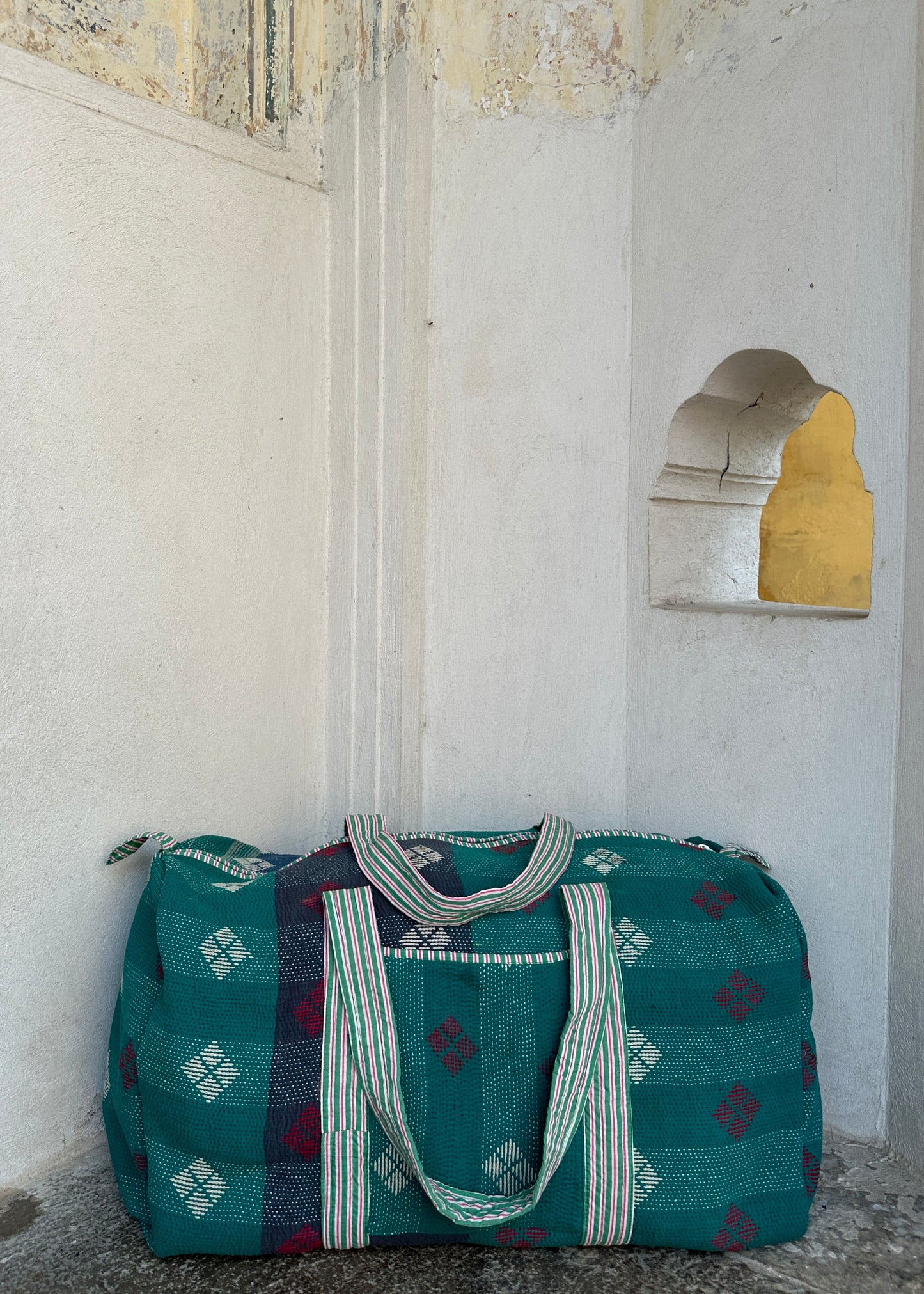 Kantha Weekend Bag (10)